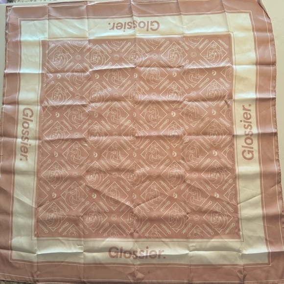 Glossier LIMITED EDITION Pink Scarf - Picture 8 of 9